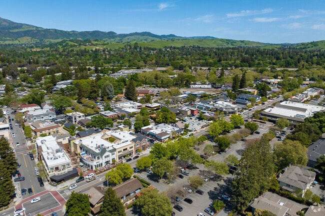 Tree‑lined streets and residential homes in Danville, CA